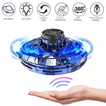 UFO Spinner Drone — Hands-Free Flying Fun