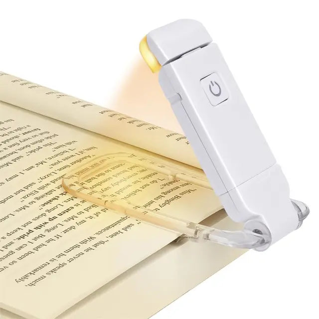 USB Rechargeable Book Light — Clip-On Eye-Care LED