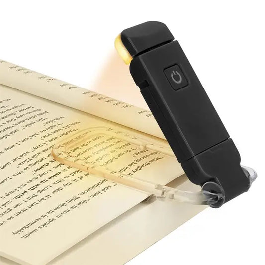 USB Rechargeable Book Light — Clip-On Eye-Care LED
