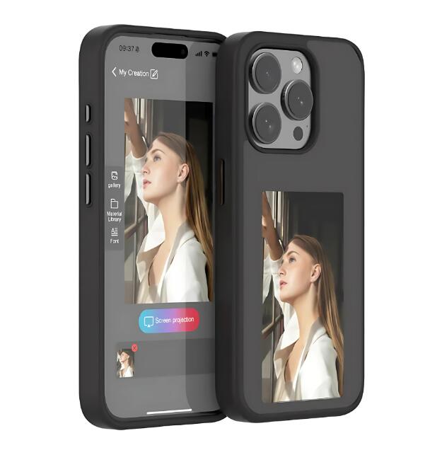 E-Ink Phone Case — Color-Shifting Screen Cover