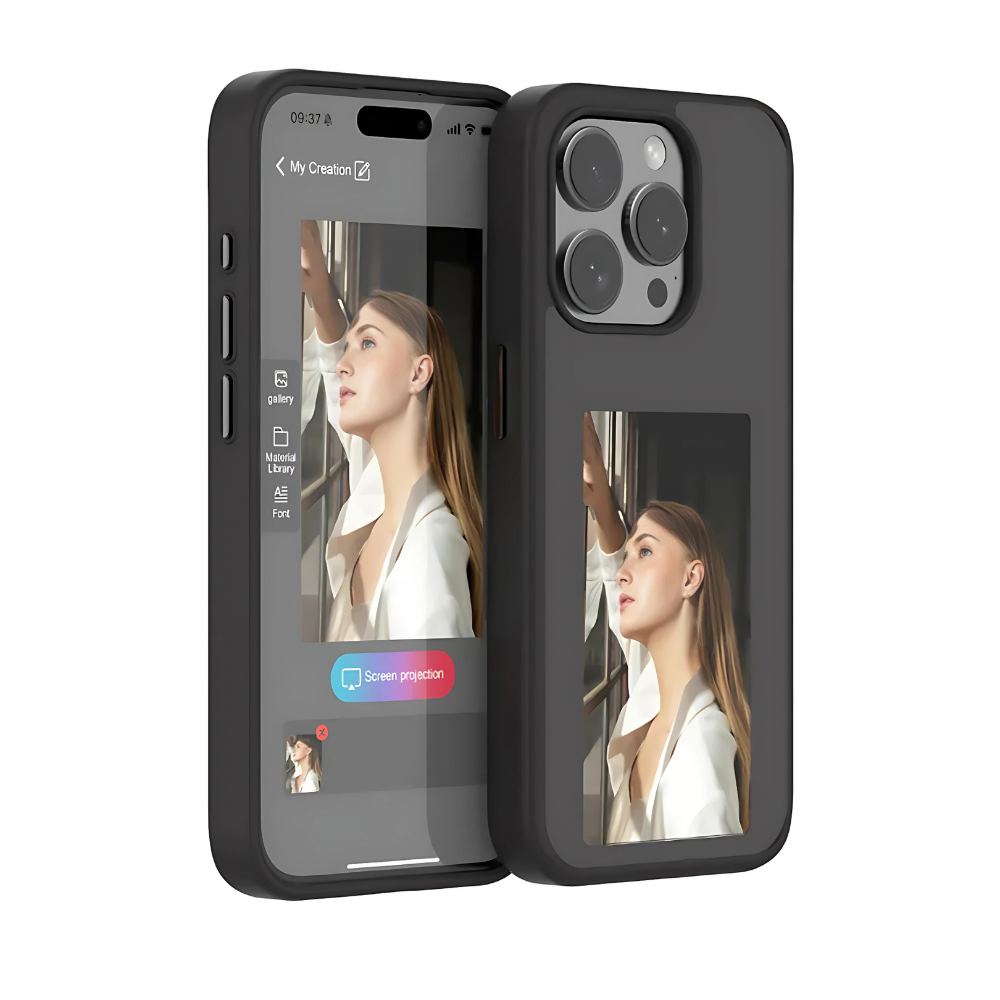 E-Ink Phone Case — Color-Shifting Screen Cover