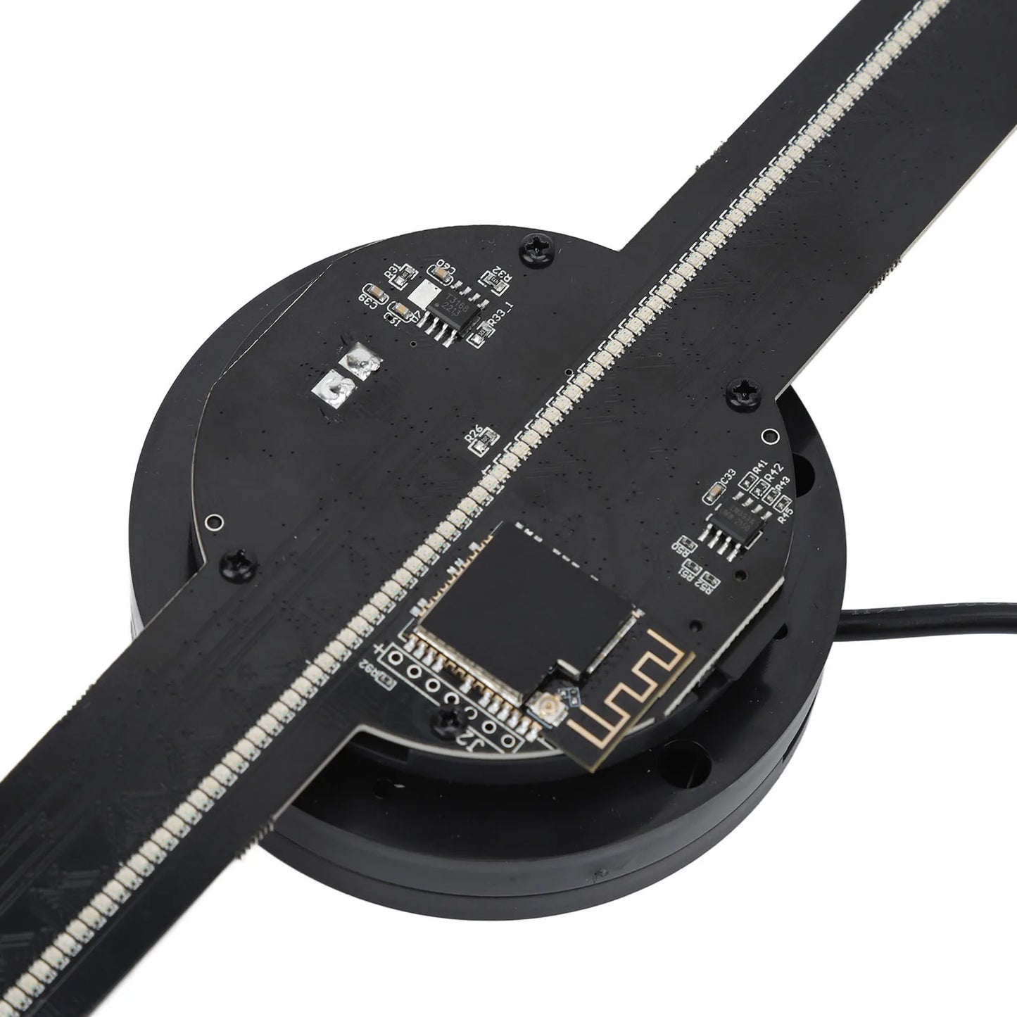 3D Hologram LED Fan — 224-Bead Futuristic Display