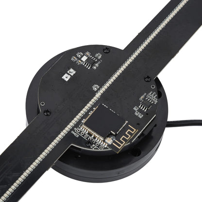 3D Hologram LED Fan — 224-Bead Futuristic Display
