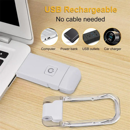 USB Rechargeable Book Light — Clip-On Eye-Care LED