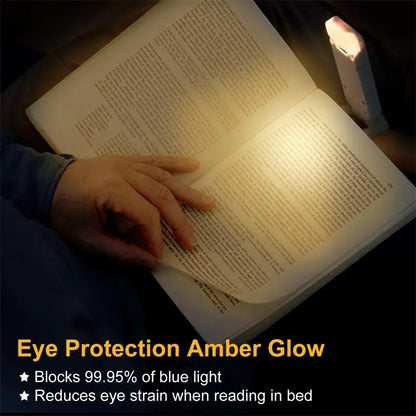USB Rechargeable Book Light — Clip-On Eye-Care LED