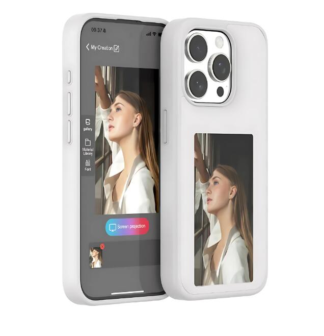 E-Ink Phone Case — Color-Shifting Screen Cover